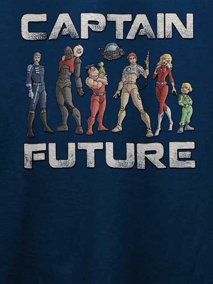 captain-future-t-shirt dunkelblau 4