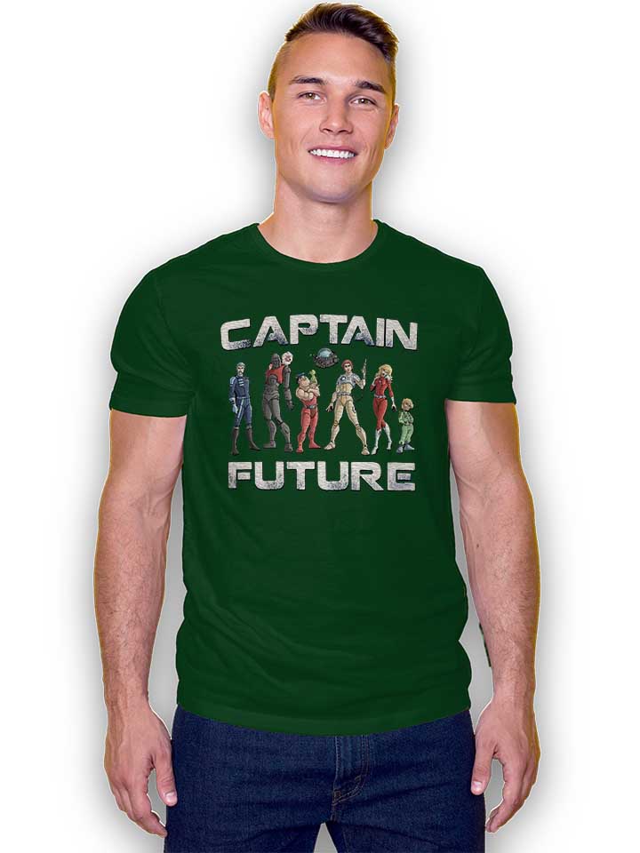 captain-future-t-shirt dunkelgruen 2