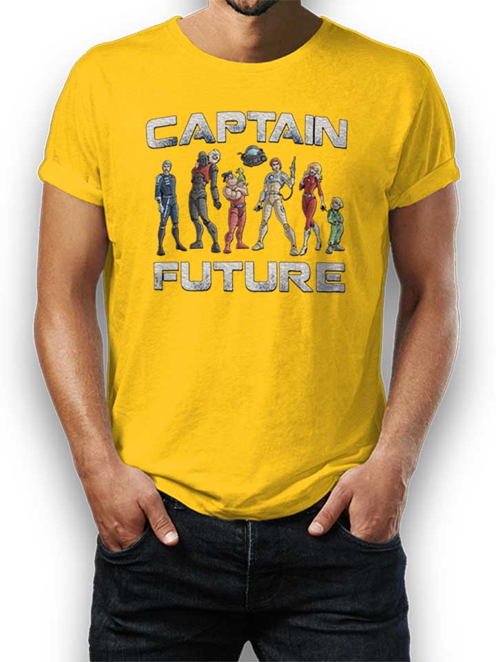 Captain Future Camiseta amarillo L