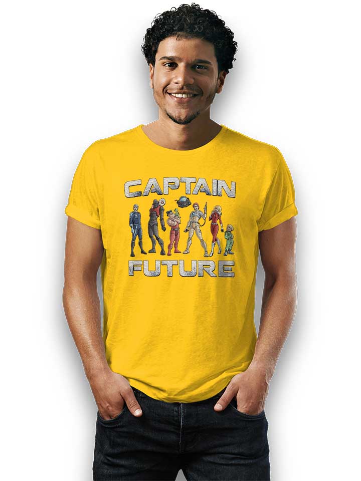 captain-future-t-shirt gelb 2