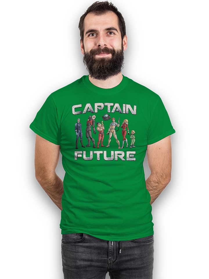 captain-future-t-shirt gruen 2