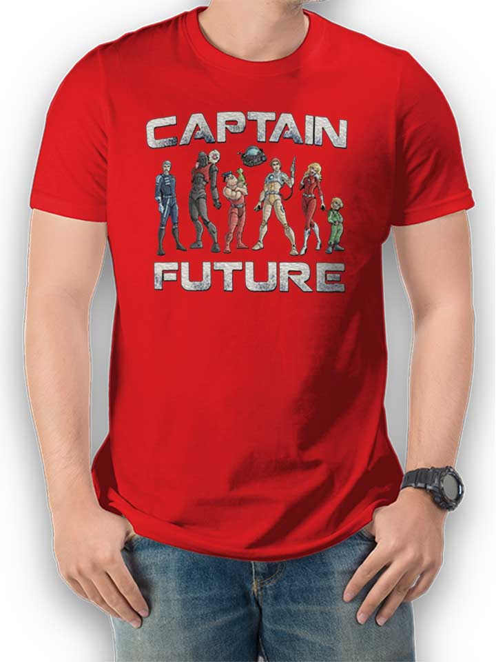 Captain Future T-Shirt red L