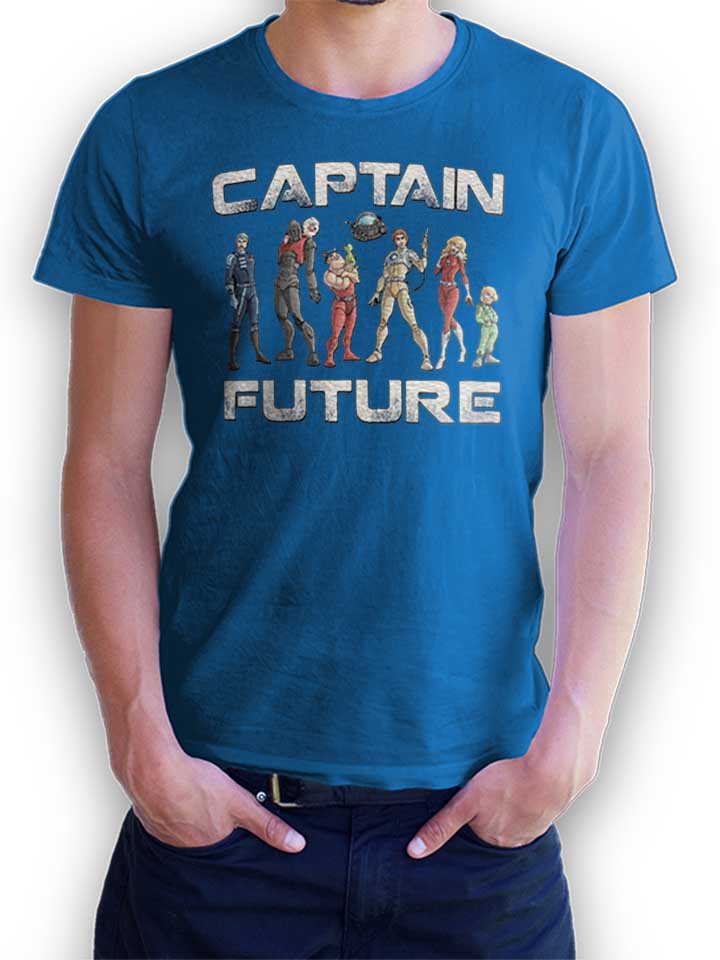 Captain Future T-Shirt bleu-roi L
