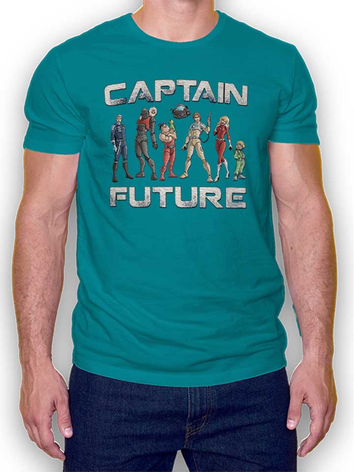 Captain Future T-Shirt turquoise L