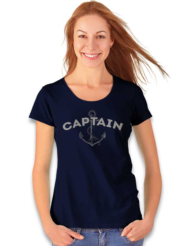 captain-damen-t-shirt dunkelblau 2