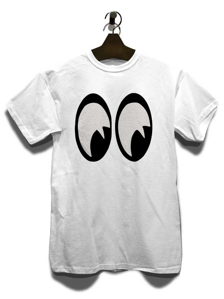 cartoon-eyes-t-shirt weiss 3