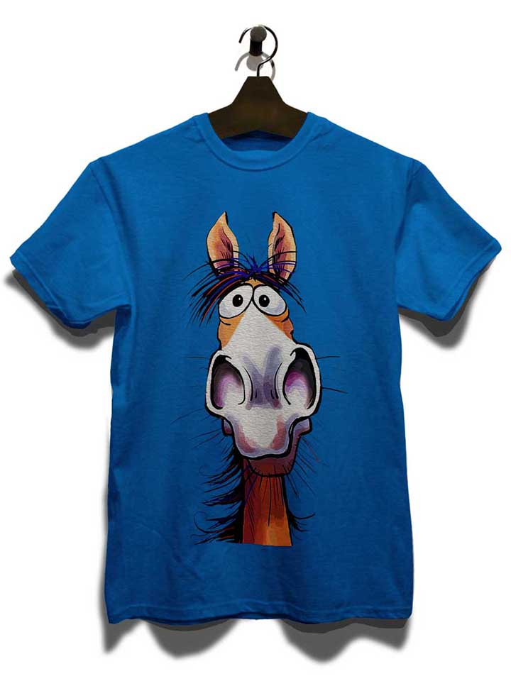 cartoon-pferd-t-shirt royal 3