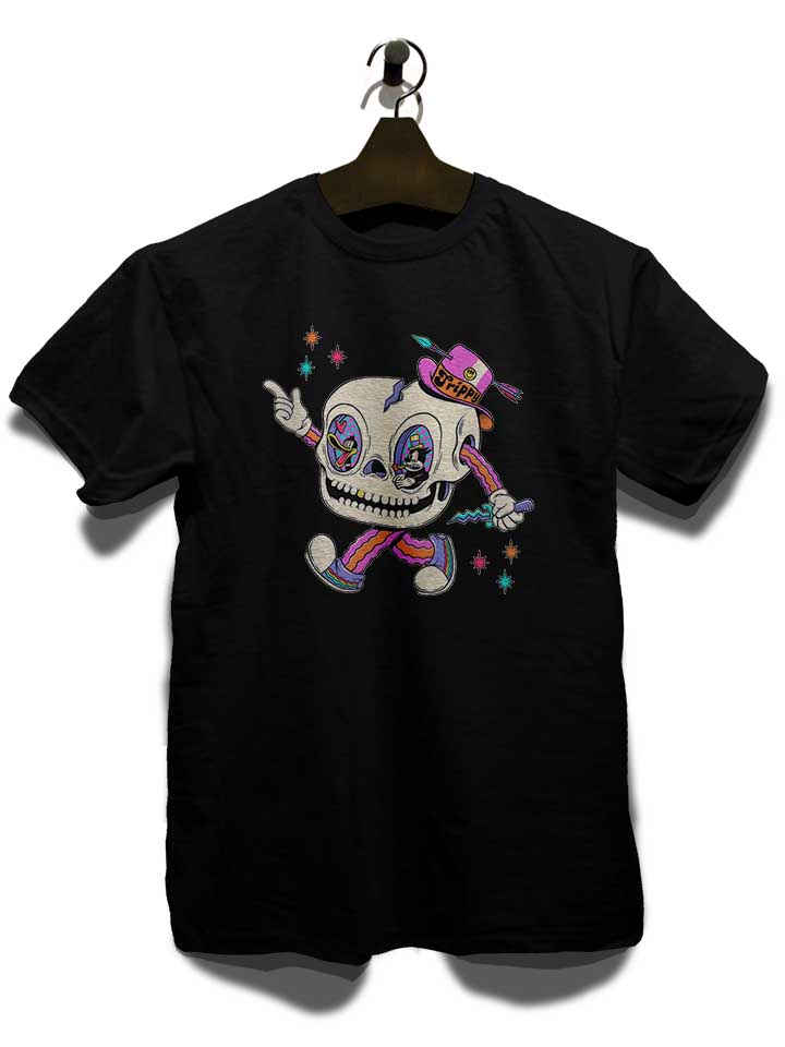 cartoon-skullhead-t-shirt schwarz 3