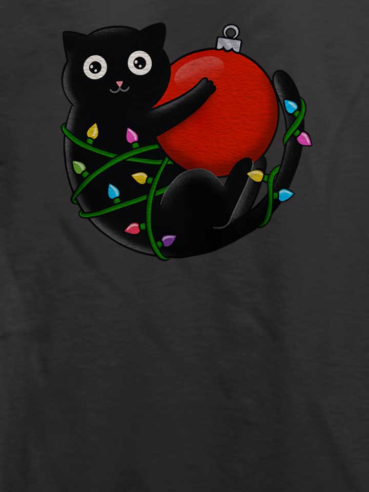 cat-and-christmas-t-shirt dunkelgrau 4