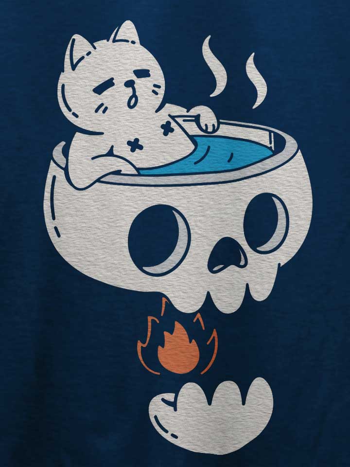 cat-and-skull-bathing-t-shirt dunkelblau 4