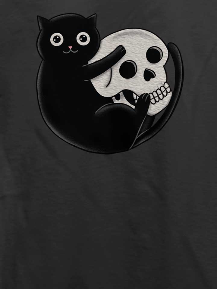 cat-and-skull-t-shirt dunkelgrau 4