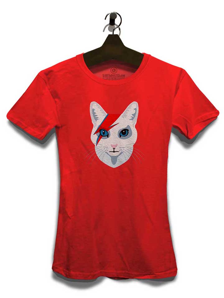 cat-bowie-damen-t-shirt rot 3