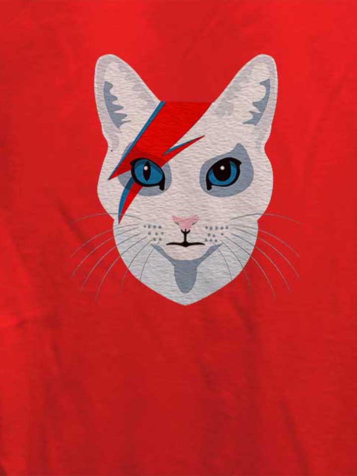 cat-bowie-damen-t-shirt rot 4