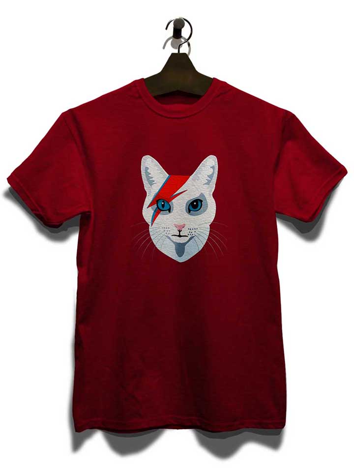 cat-bowie-t-shirt bordeaux 3