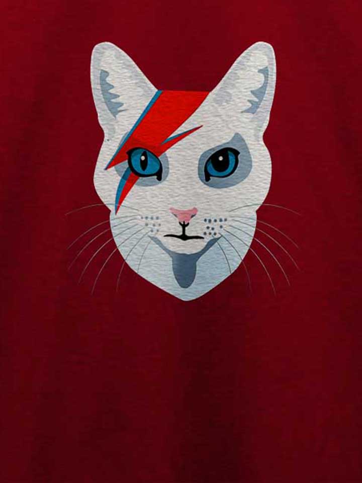 cat-bowie-t-shirt bordeaux 4