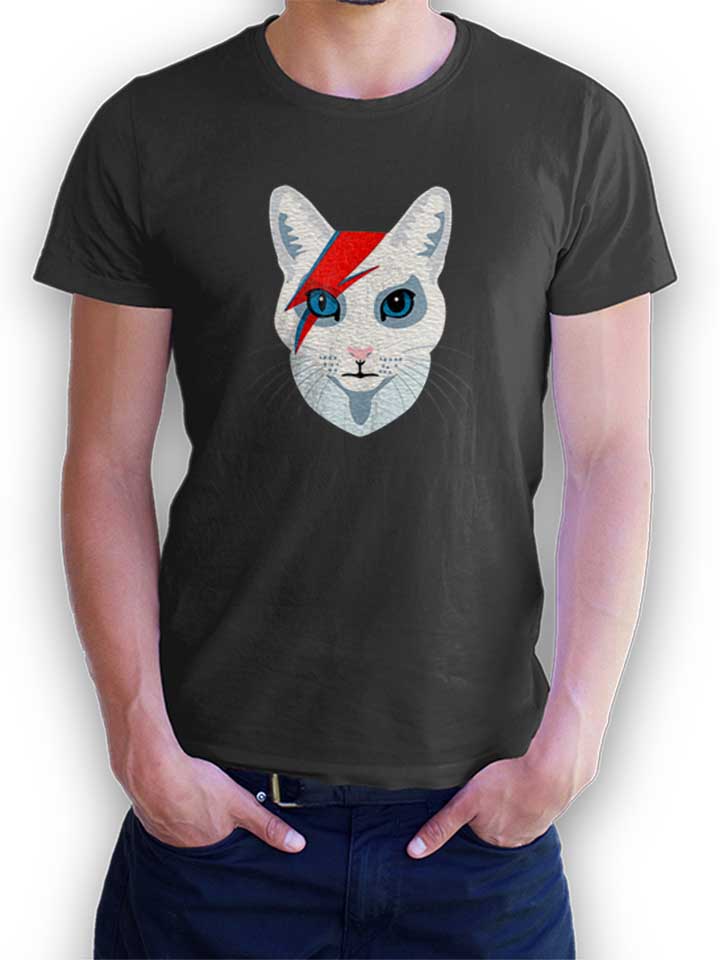 Cat Bowie T-Shirt dunkelgrau L