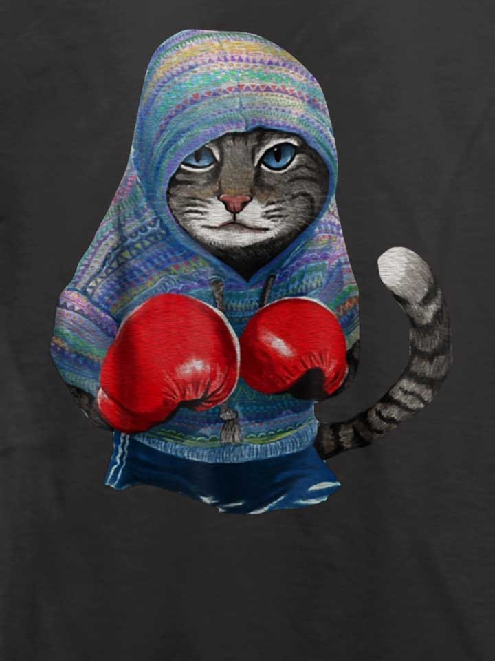 cat-boxing-t-shirt dunkelgrau 4