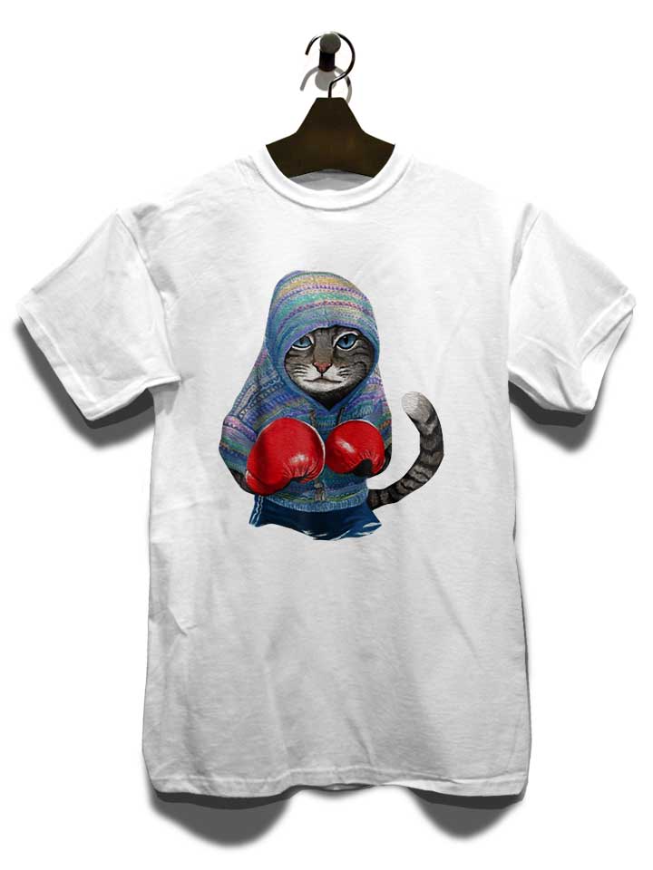 cat-boxing-t-shirt weiss 3