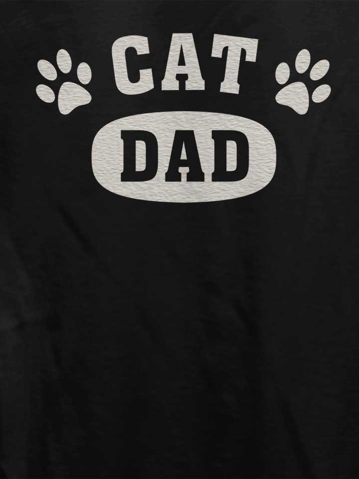 cat-dad-damen-t-shirt schwarz 4