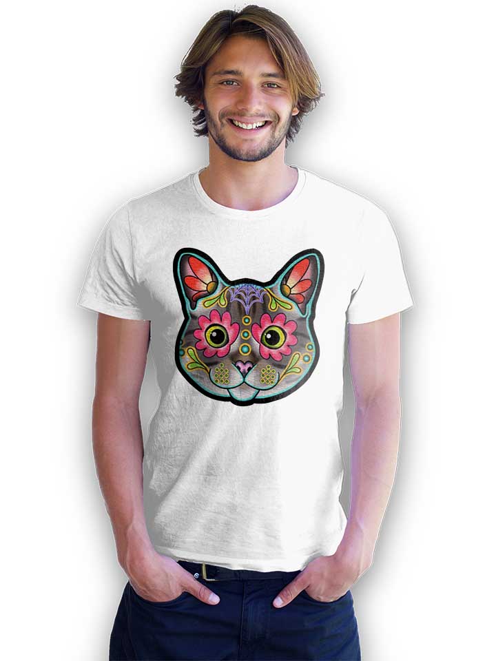 cat-face-02-t-shirt weiss 2