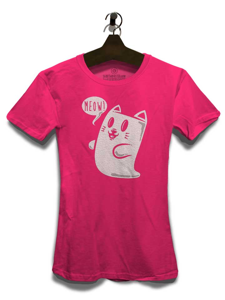 cat-ghost-damen-t-shirt fuchsia 3