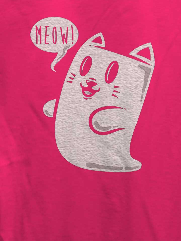 cat-ghost-damen-t-shirt fuchsia 4