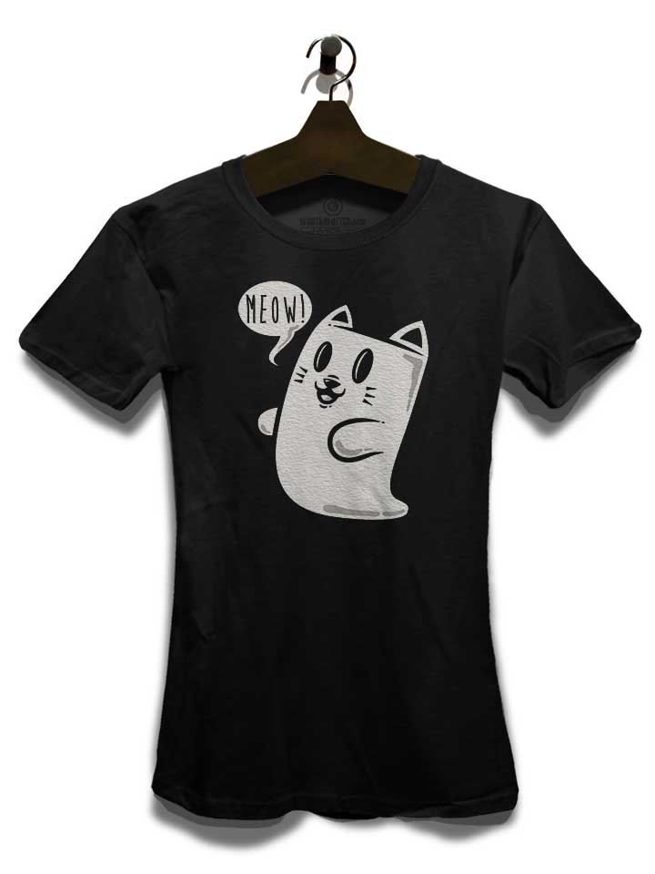 cat-ghost-damen-t-shirt schwarz 3