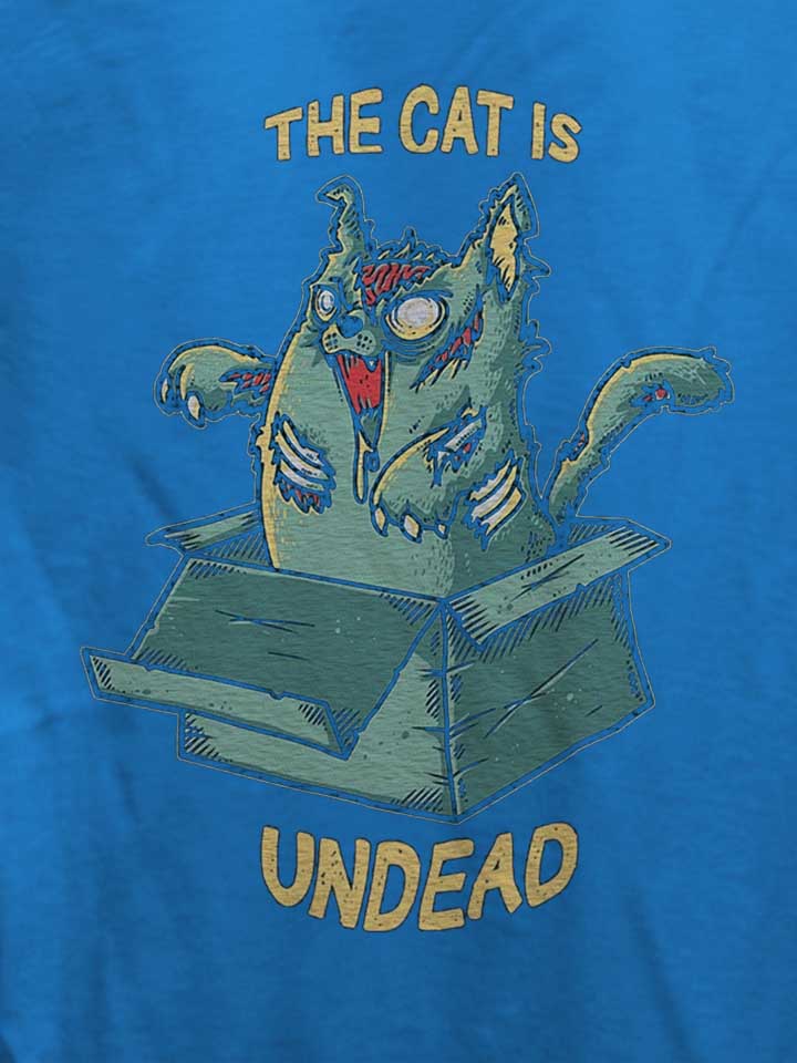 cat-is-undead-damen-t-shirt royal 4