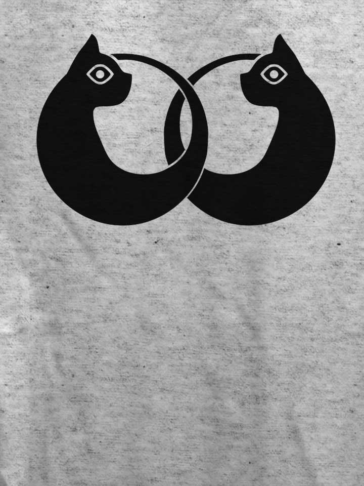 cat-logo-damen-t-shirt grau-meliert 4