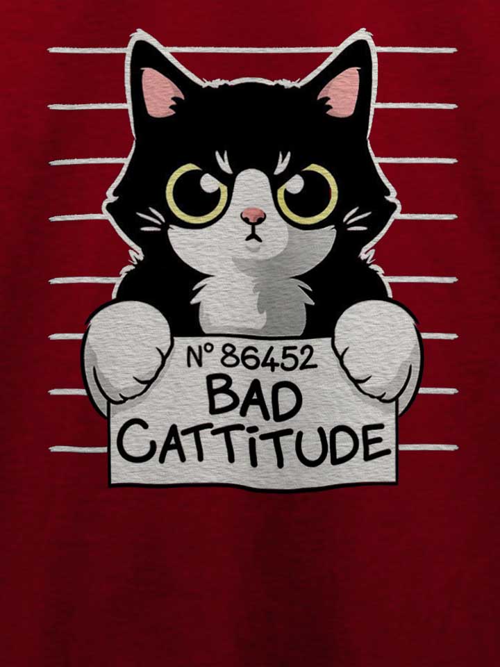 cat-mugshot-t-shirt bordeaux 4