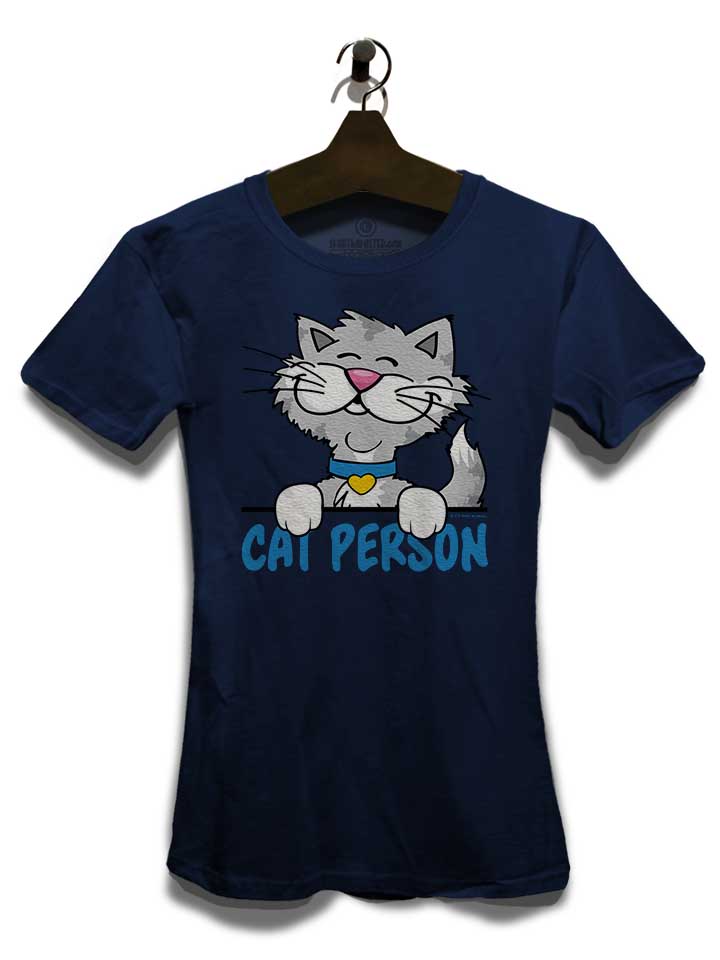 cat-person-damen-t-shirt dunkelblau 3