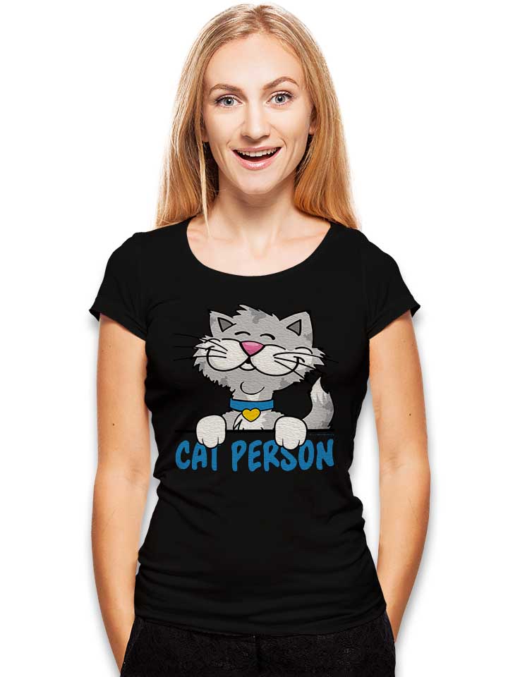cat-person-damen-t-shirt schwarz 2