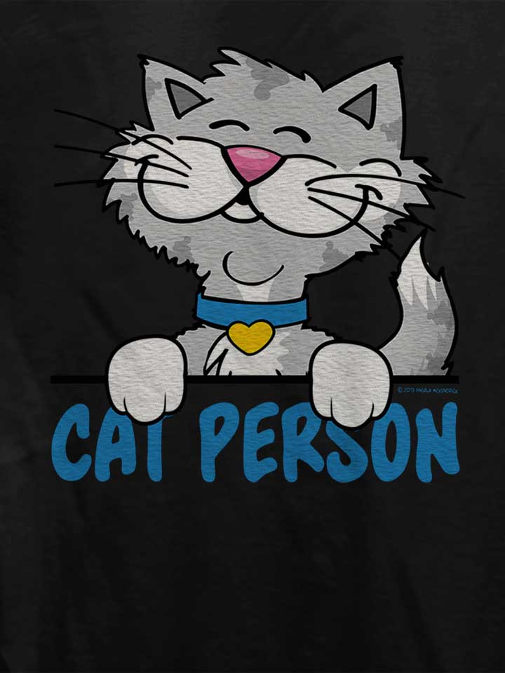 cat-person-damen-t-shirt schwarz 4