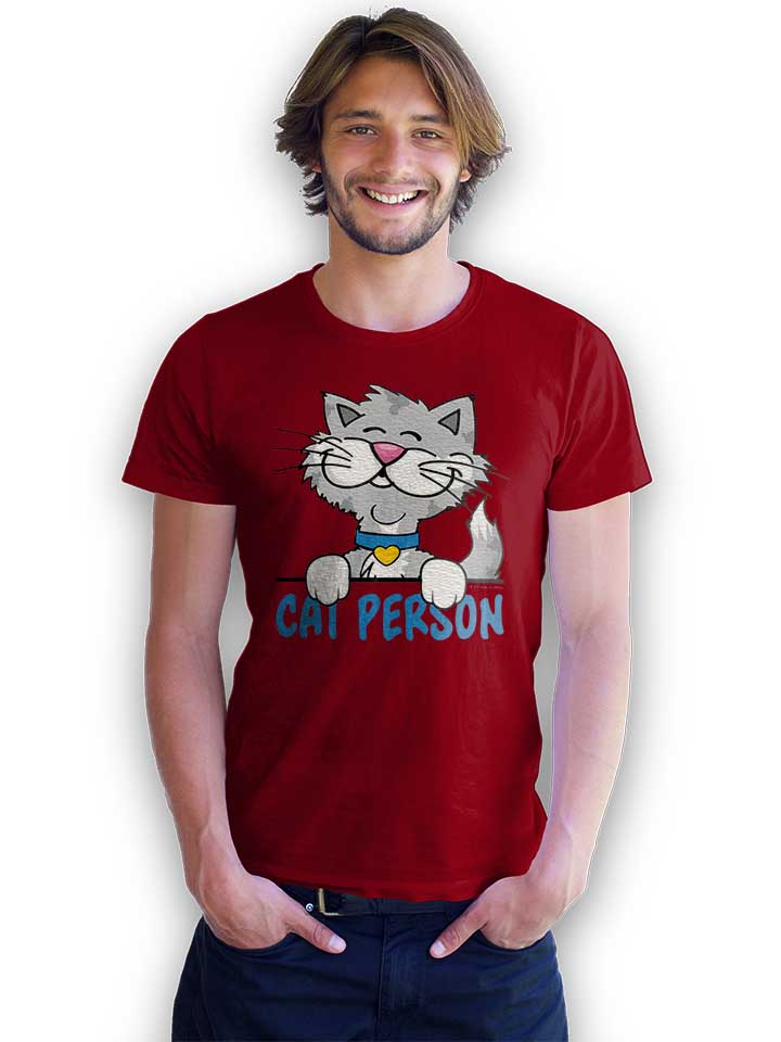 cat-person-t-shirt bordeaux 2
