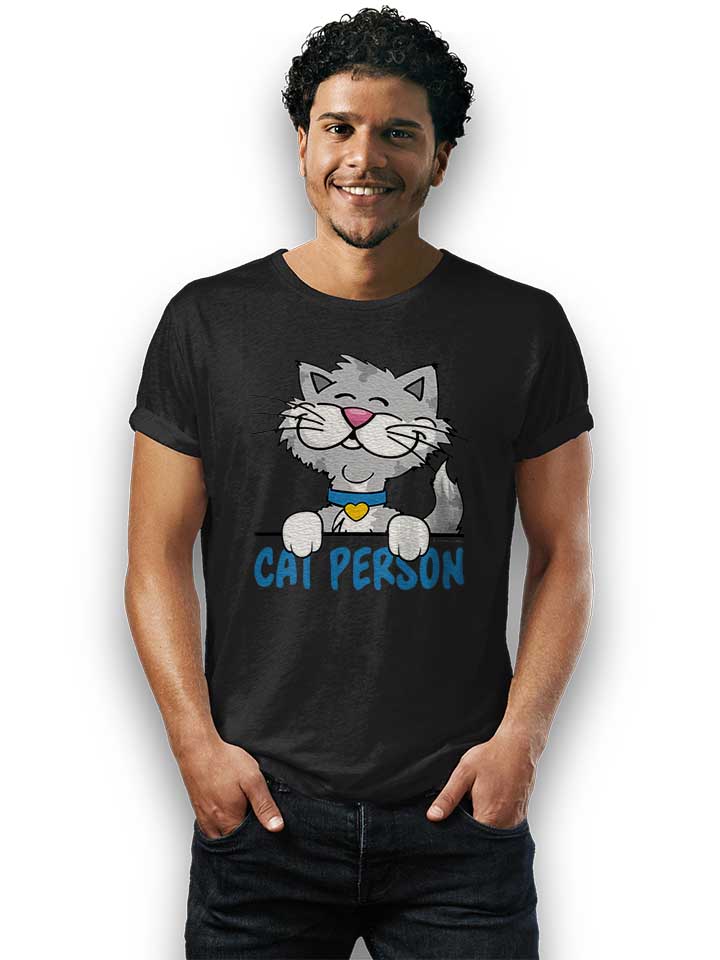 cat-person-t-shirt schwarz 2