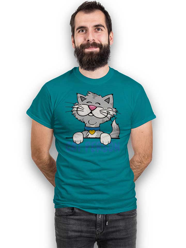 cat-person-t-shirt tuerkis 2