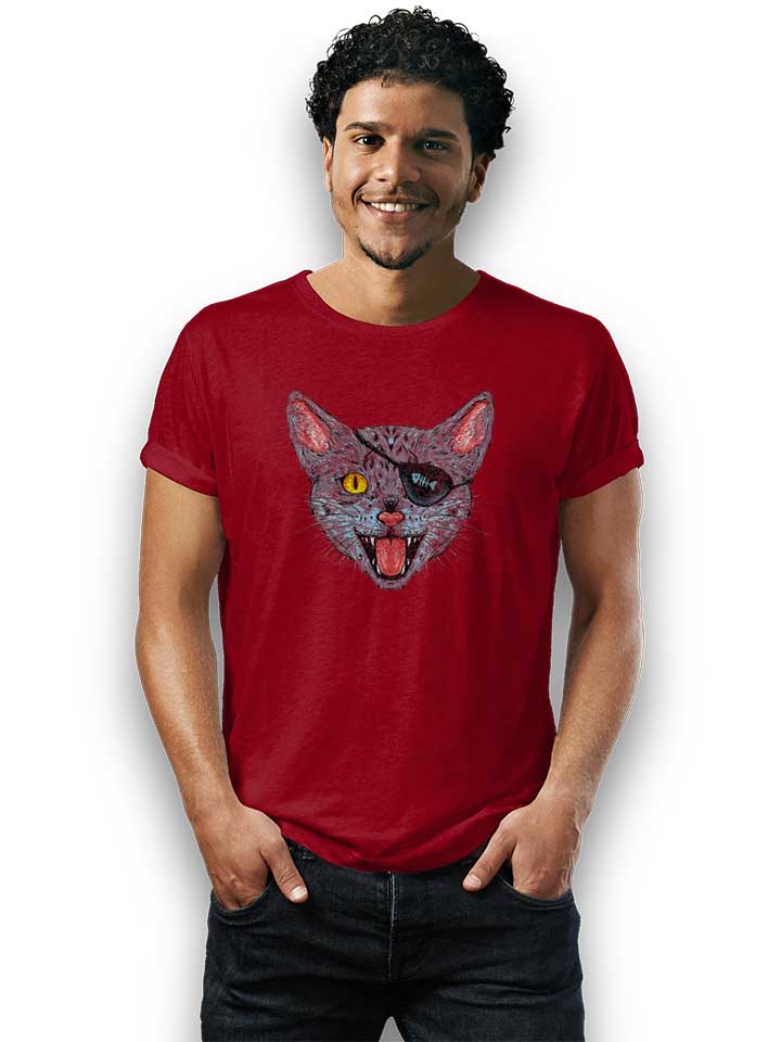cat-pirate-t-shirt bordeaux 2