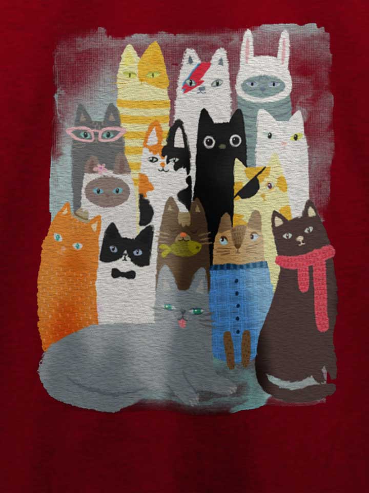 cat-portrait-t-shirt bordeaux 4
