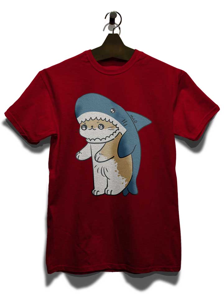 cat-shark-t-shirt bordeaux 3
