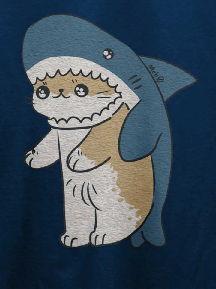 cat-shark-t-shirt dunkelblau 4