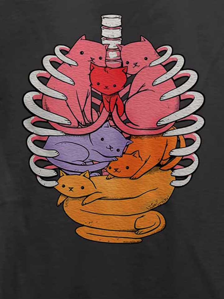 cat-skelett-anatomy-t-shirt dunkelgrau 4