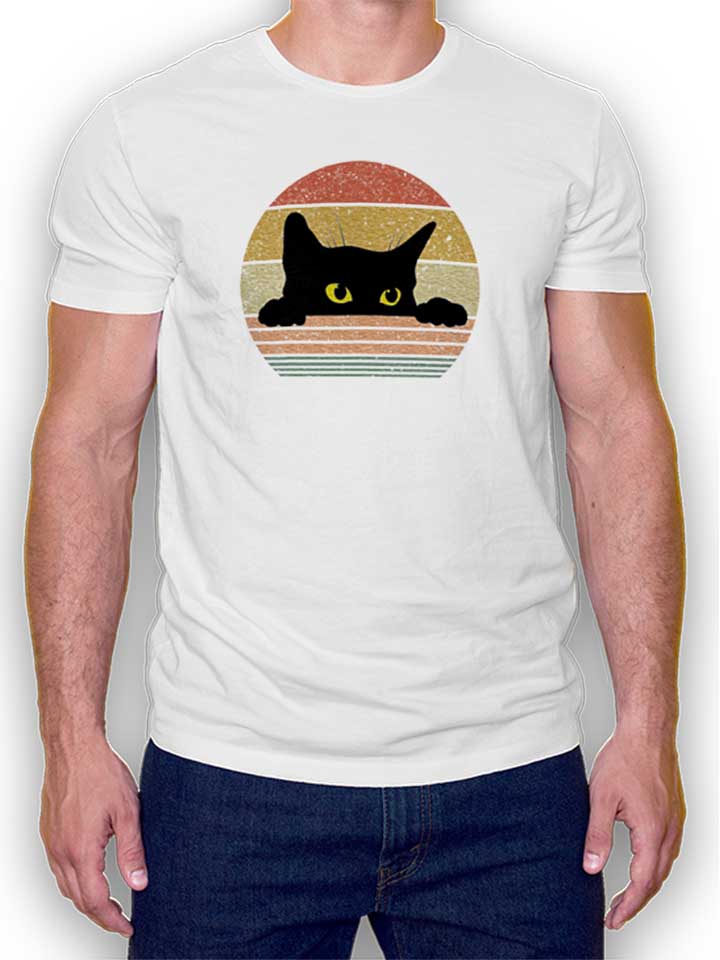 cat-spy-retro-t-shirt weiss 1