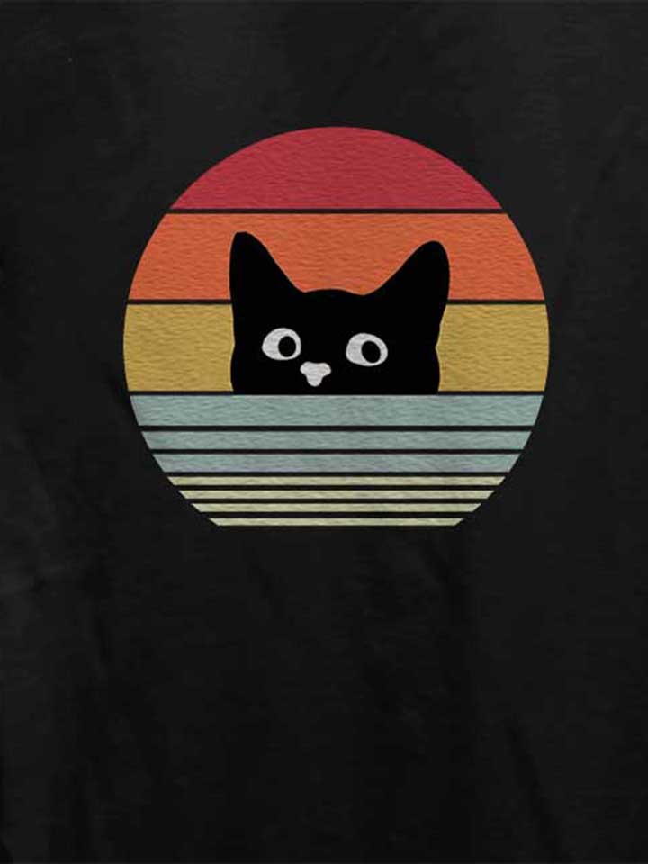 cat-sunset-damen-t-shirt schwarz 4