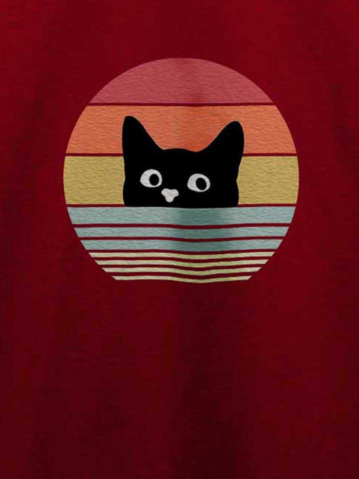 cat-sunset-t-shirt bordeaux 4