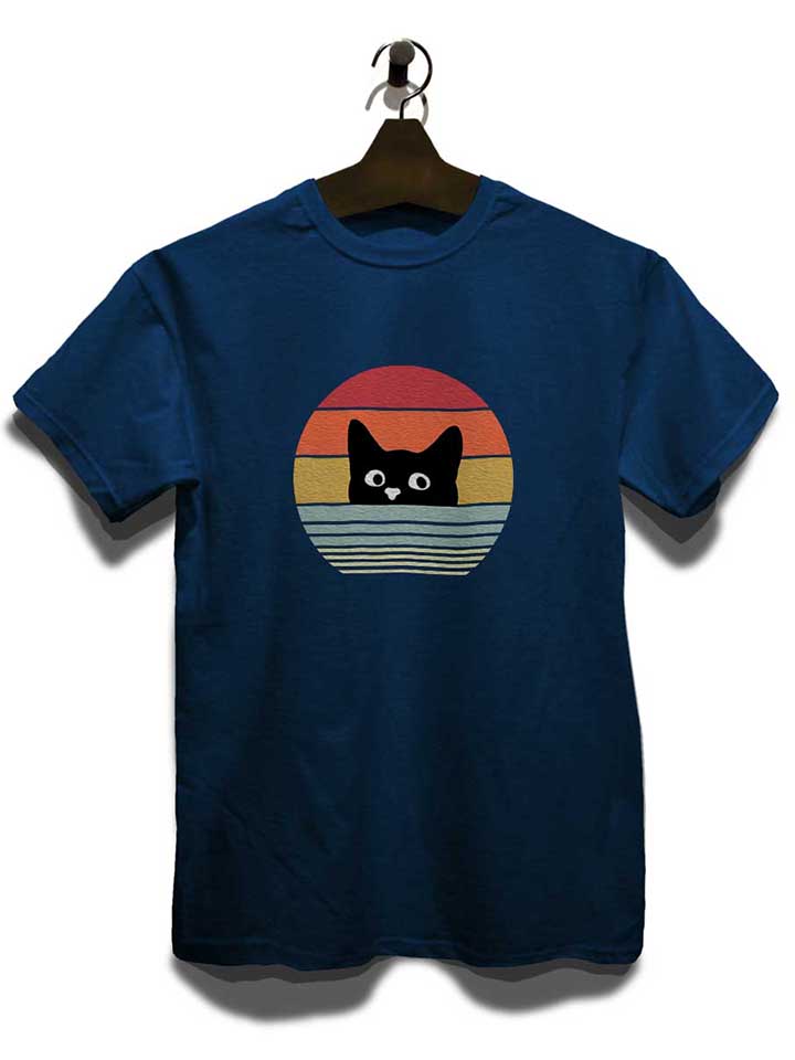 cat-sunset-t-shirt dunkelblau 3