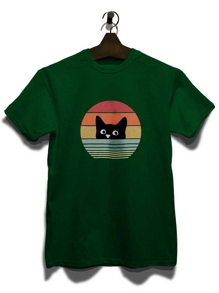 cat-sunset-t-shirt dunkelgruen 3