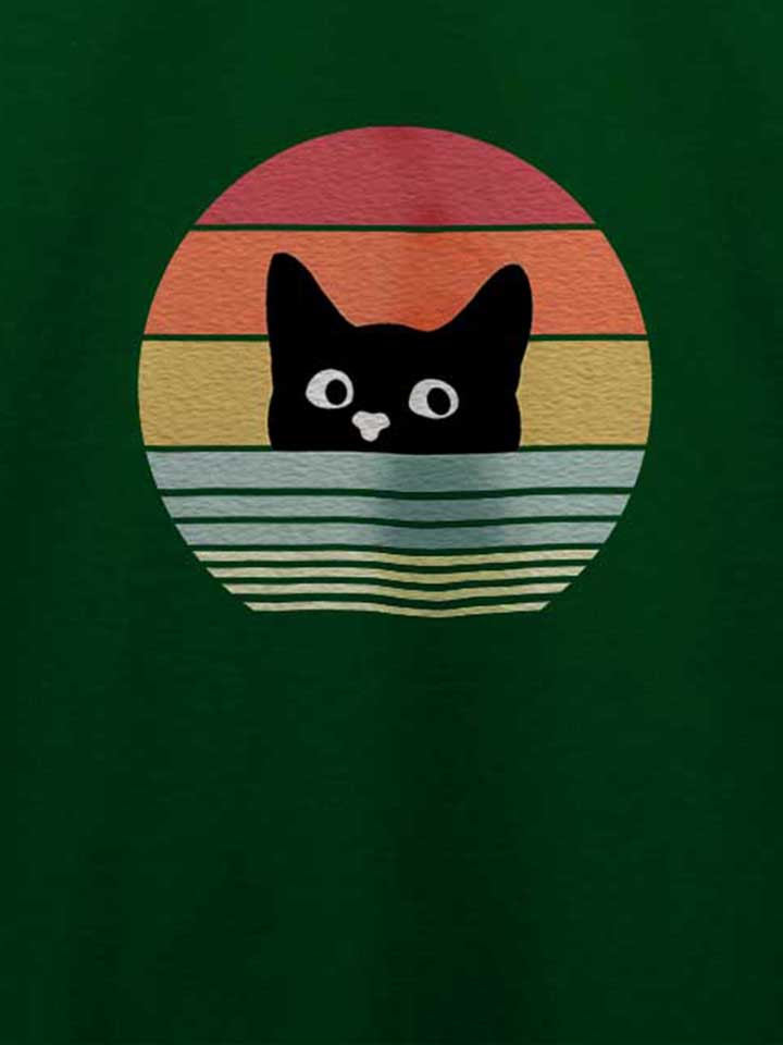 cat-sunset-t-shirt dunkelgruen 4