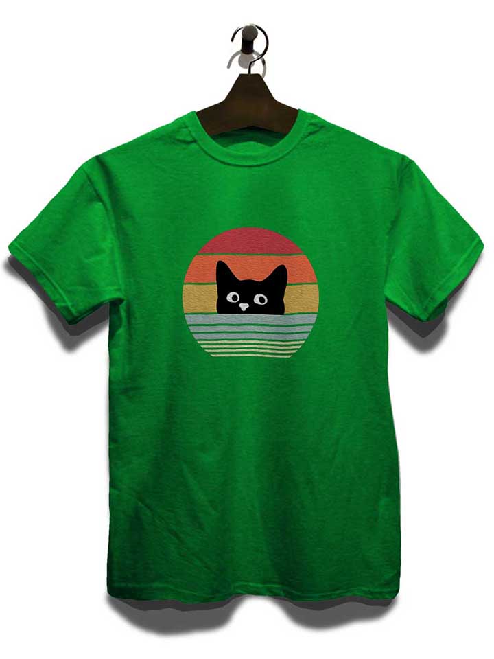 cat-sunset-t-shirt gruen 3