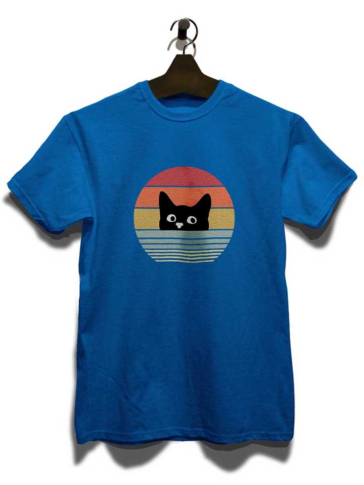 cat-sunset-t-shirt royal 3