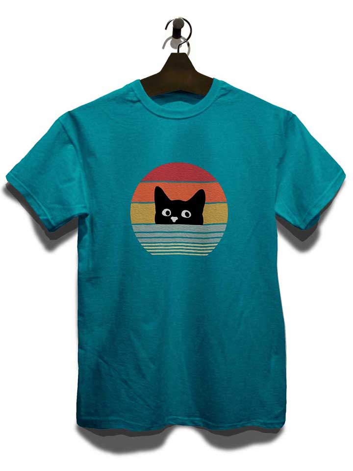 cat-sunset-t-shirt tuerkis 3